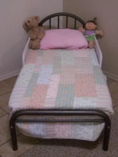 her big girl bed