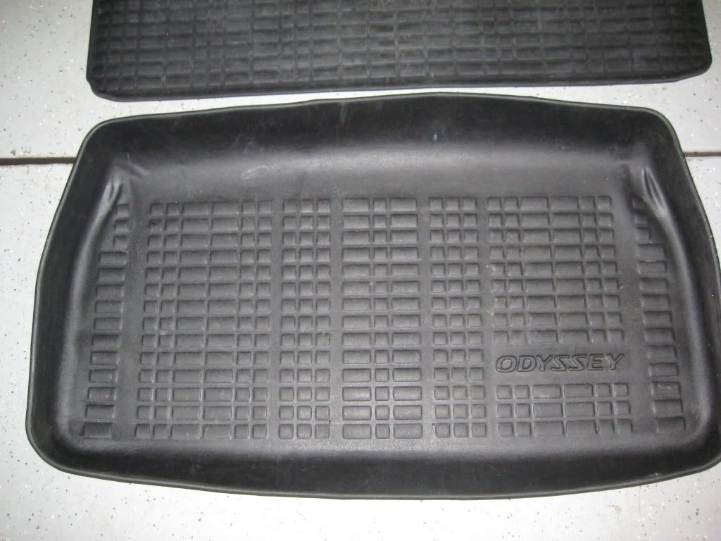 05+ Ody all weather rubber mats, cargo mat, cargo tray Honda Odyssey
