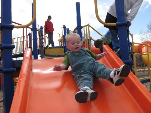 enjoying the slide