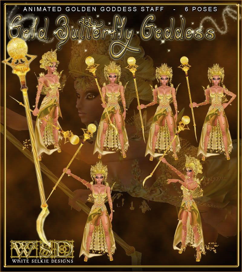 Golden Goddess Staff