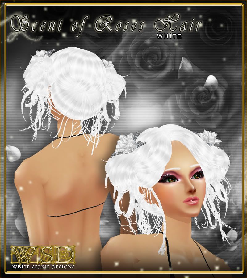 Scented White Hair White Rose