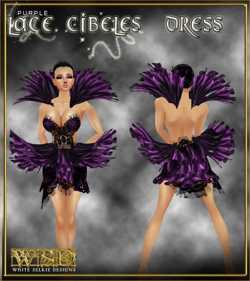 Purple Lace Cibeles Dress