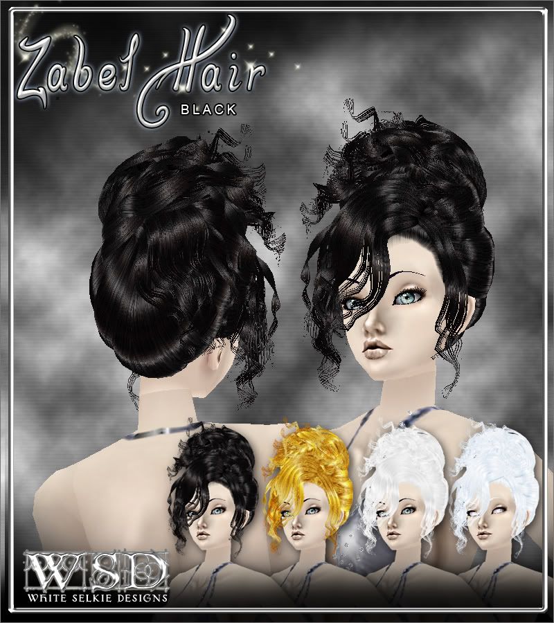 Zabel Black Updo Hair