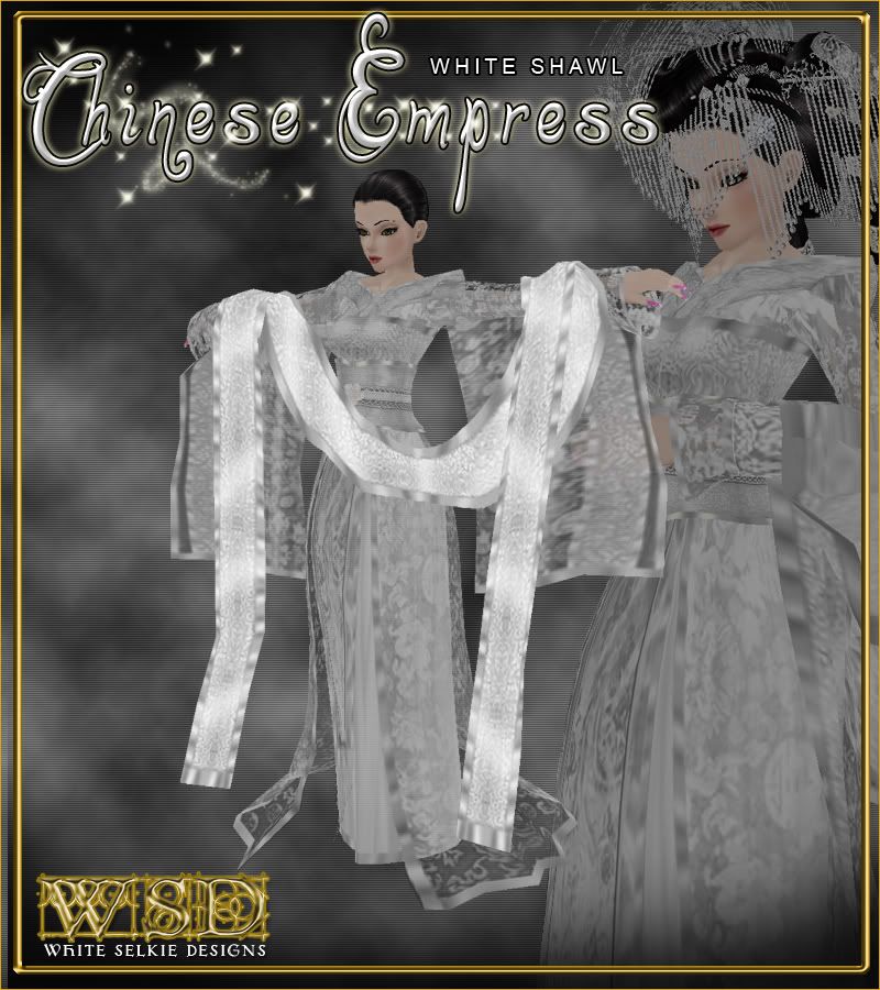 Empress White Shawl