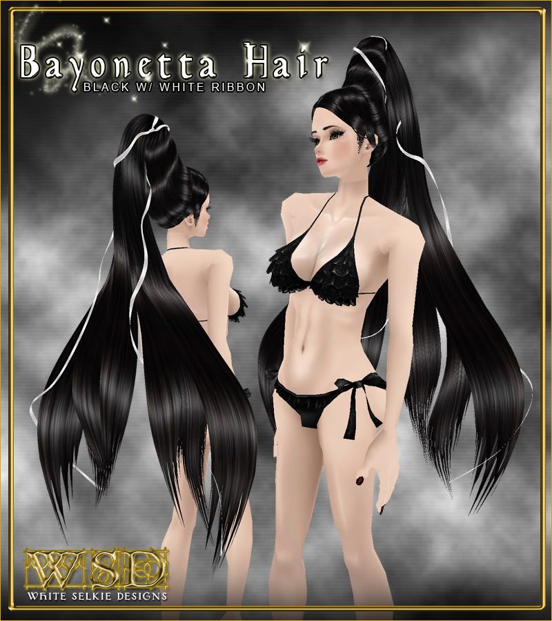 Bayonetta Natural Black Hair