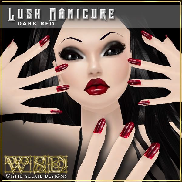 Lush Manicure Dark Red
