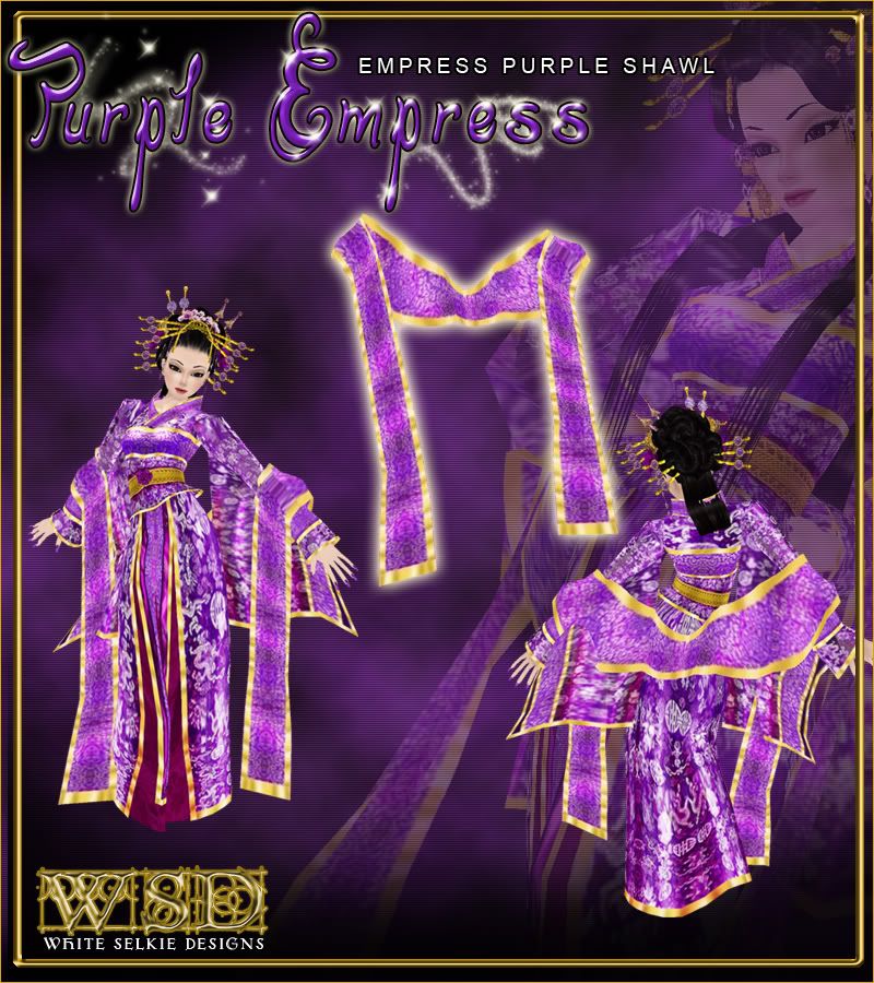 Empress Purple Shawl 