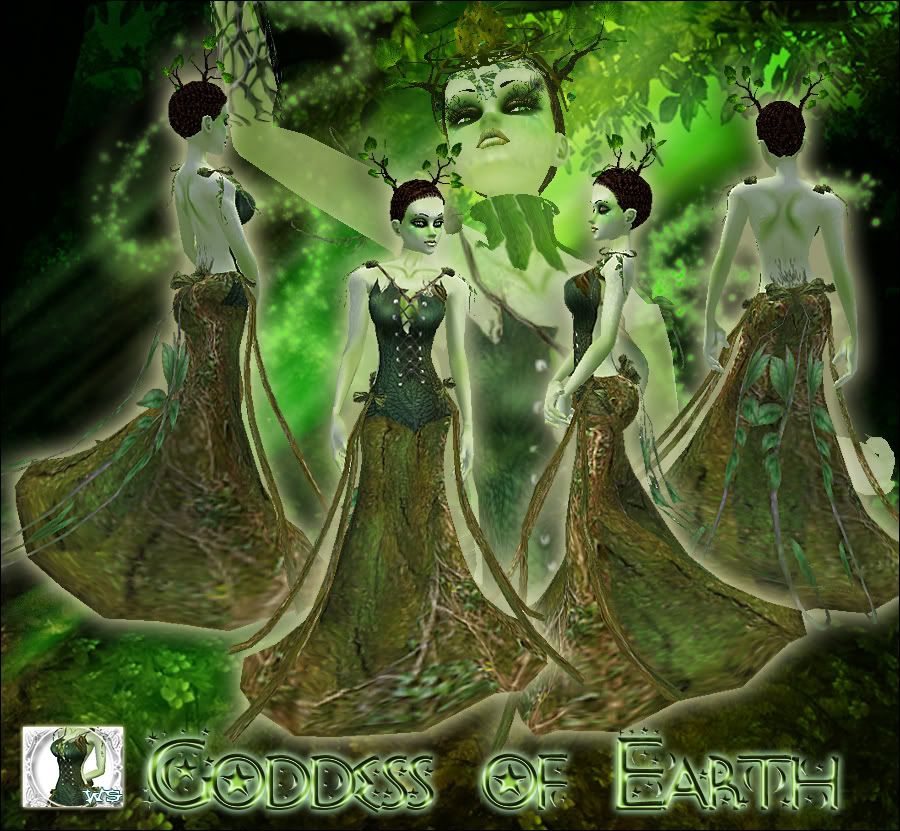 earth goddess gown