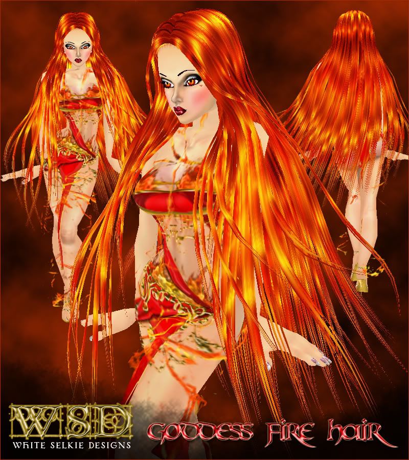 Goddess Fire Hair