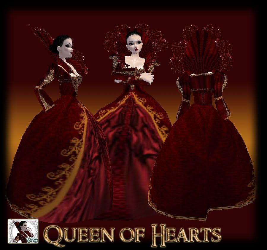 queen of hearts gown