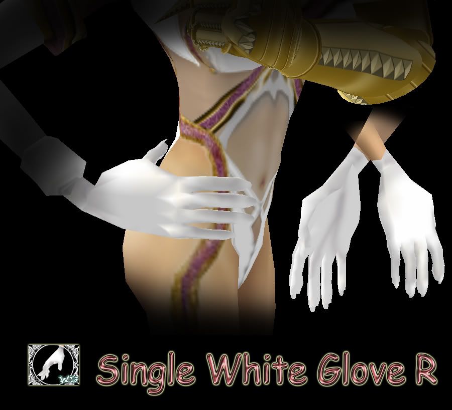 1 white glove