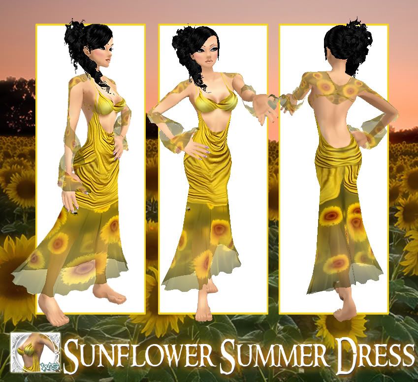 sunflower dress