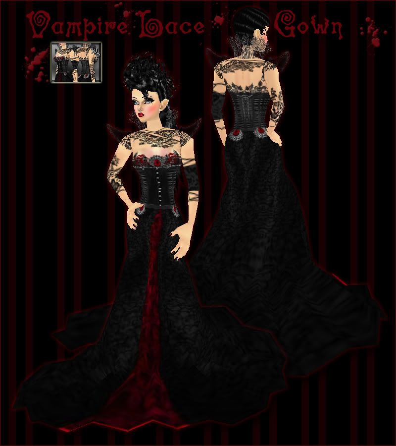 Vampire Lace Gown