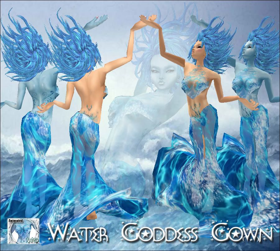 water goddess gown
