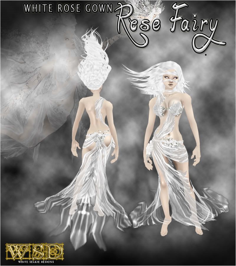 White Rose Fairy Gown