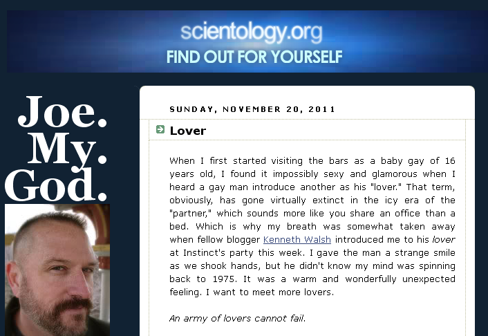 Visit Joe.My.God, it's a great blog!