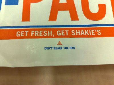 don't get the shakes!