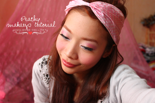 doll makeup tutorial. Peachy Makeup Tutorial.
