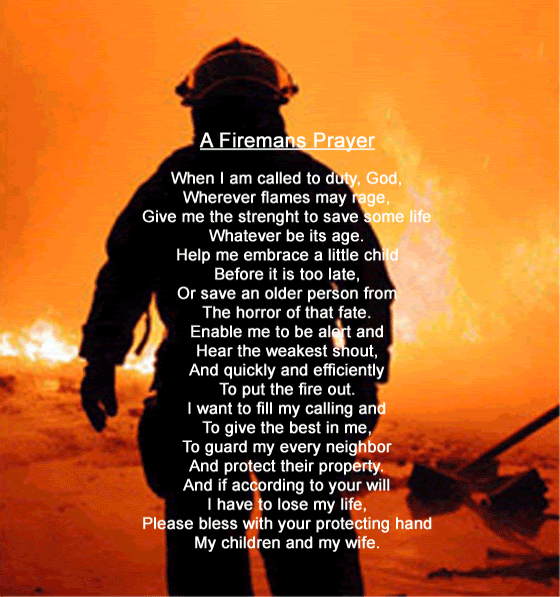 fireman prayer