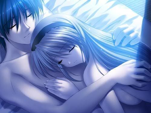 anime couple in bed Pictures, Images and Photos