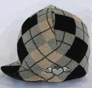 Born to Love Argyle Baby Beanie