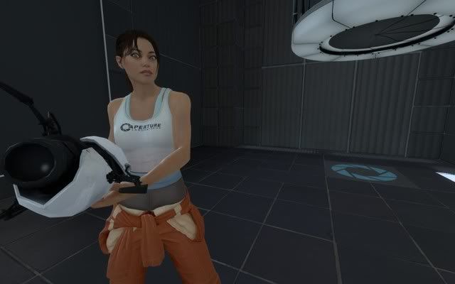 portal 2 chell. The character for Chell looks