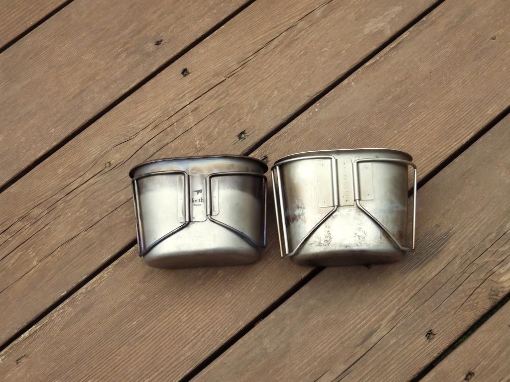 Heavy Cover Titanium & USGI Canteen Comparison Bushcraft USA Forums