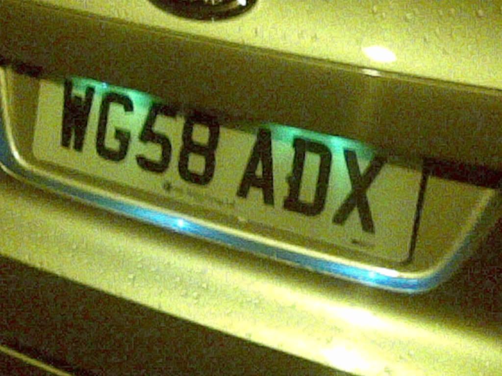 Xenon Style Number Plate lamps Ford Automobiles Forum