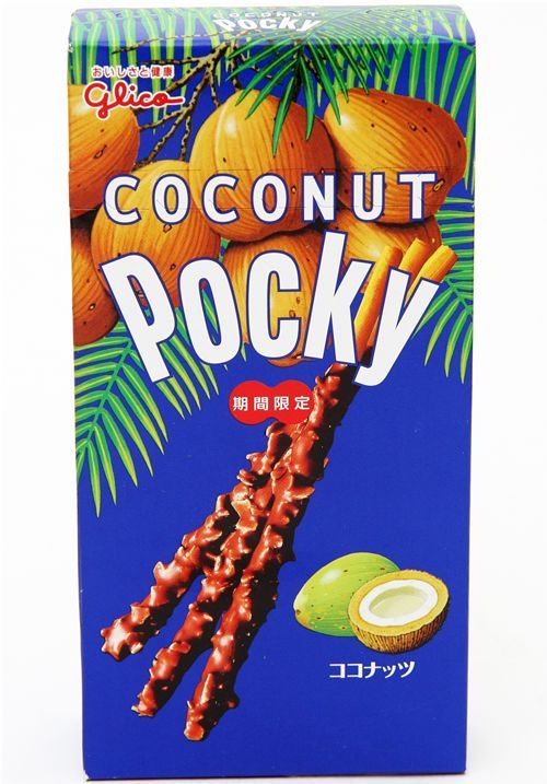 A box of coconut pocky.