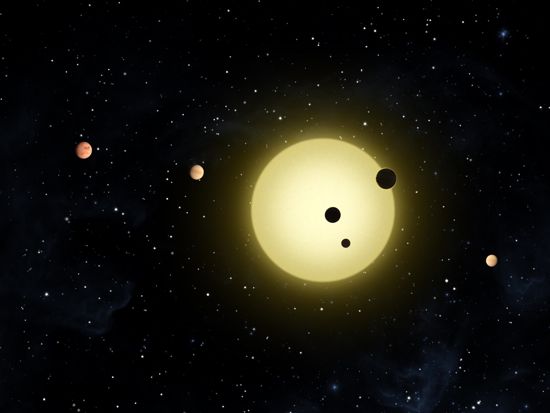 a newly discovered 6-planet solar system