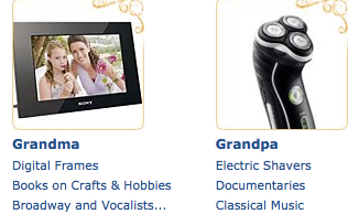 list of stereotypical gift ideas for grandparents