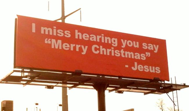 Jesus quote billboard