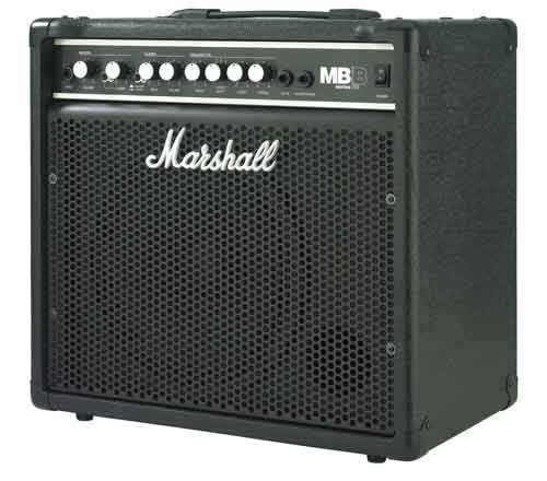 A Marshall amplified speaker.