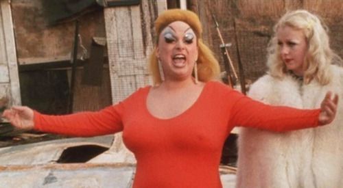 Divine as Babs Johnson in 'Pink Flamingos.'