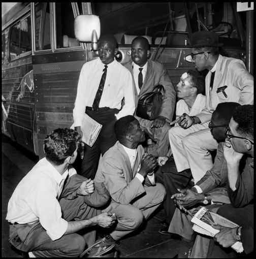 Fred Shuttlesworth with the Freedom Riders