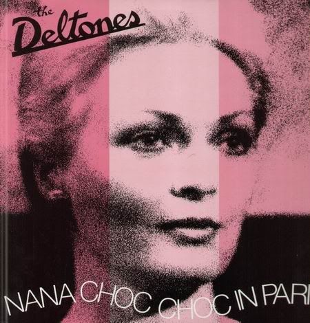 The album cover to 'Nana Choc Choc in Paris' by The Deltones.
