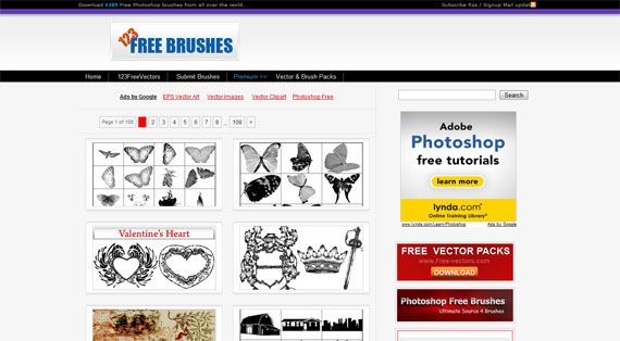 Top 5 Websites For Free Photoshop Brushes
