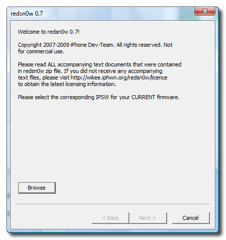 Redsn0w RedSn0w - Let the jailbreaking start!
