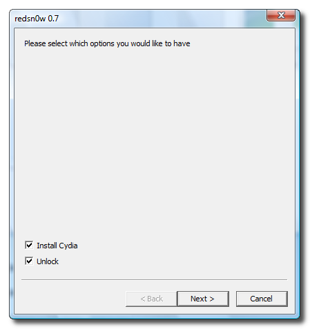 Select Cydia and Unlock! Select Cydia and Unlock!