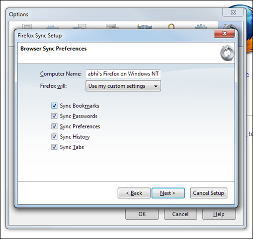 Mozilla Firefox 4: How To Use Firefox Sync Feature Mozilla Firefox 4: How To Use Firefox Sync Feature