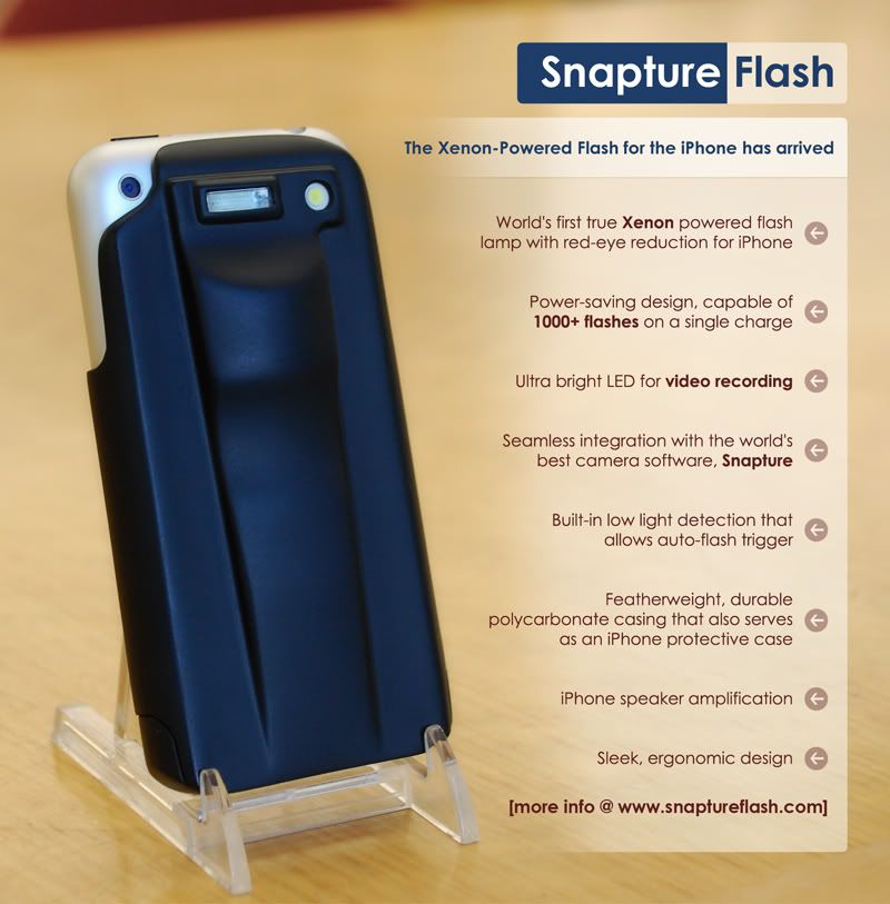 Use Flash Now In The iPhone Camera With Snapture Use Flash Now In The iPhone Camera With Snapture