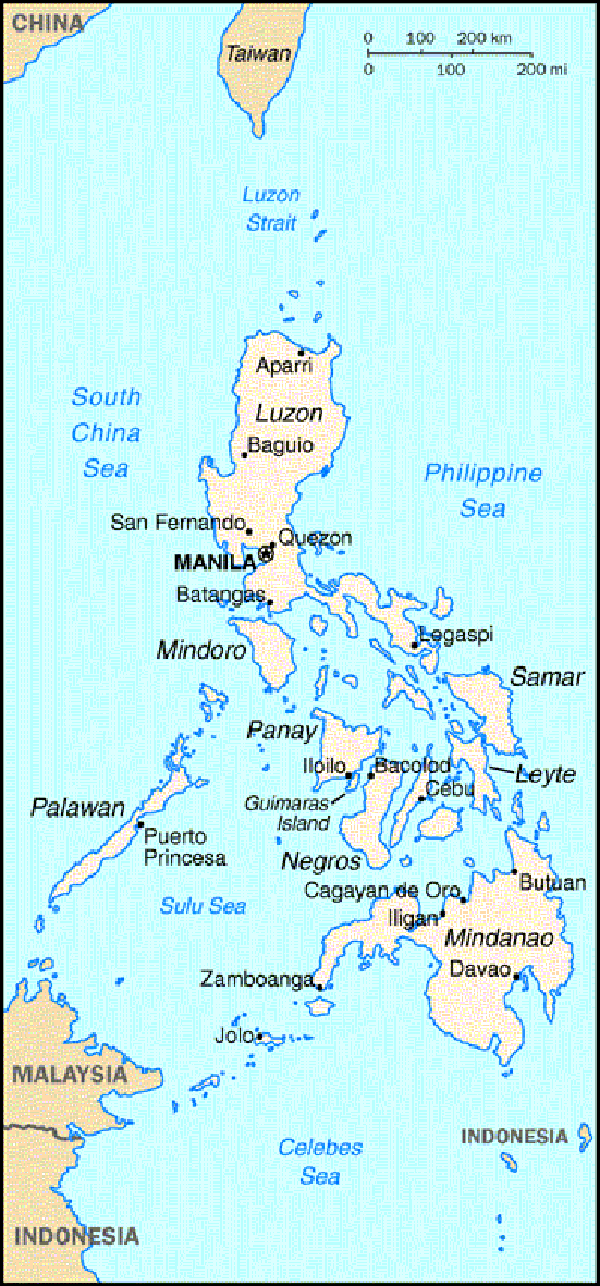 Philippine Map With Regions Provinces