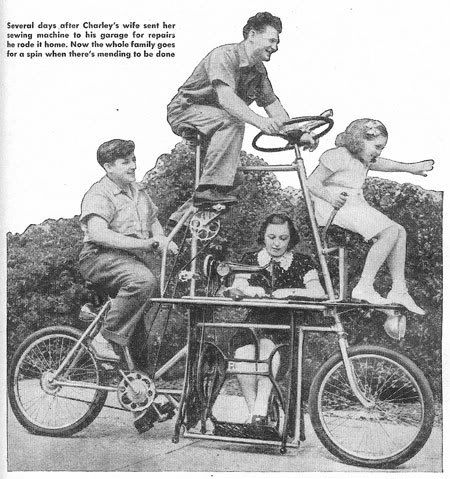 sewing machine bicycle Pictures, Images and Photos