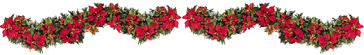 poinsettia garland divider