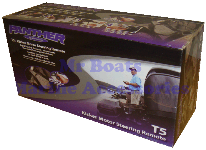 PANTHER T5 ELECTRIC REMOTE STEERING KIT 4 Auxiliary Outboard Trolling