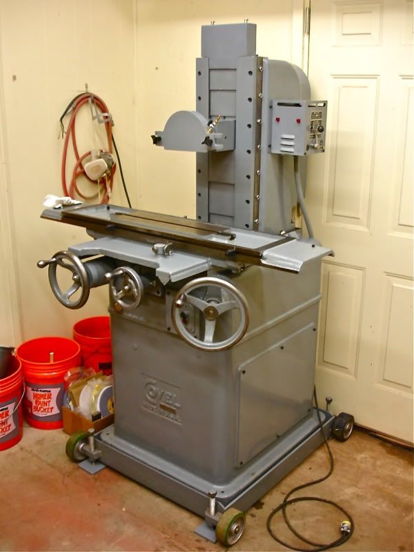 Automated the Longitudinal Axis on my Manual Surface Grinder