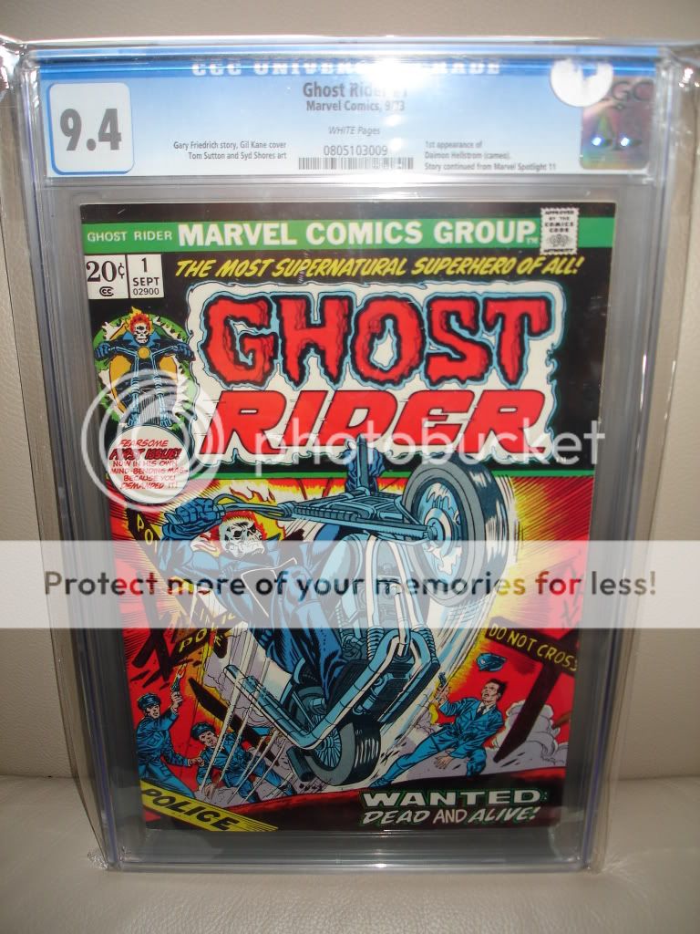 Ghost Rider #1 CGC 9.4 1973 Movie Nick Cage 809 WP cm  