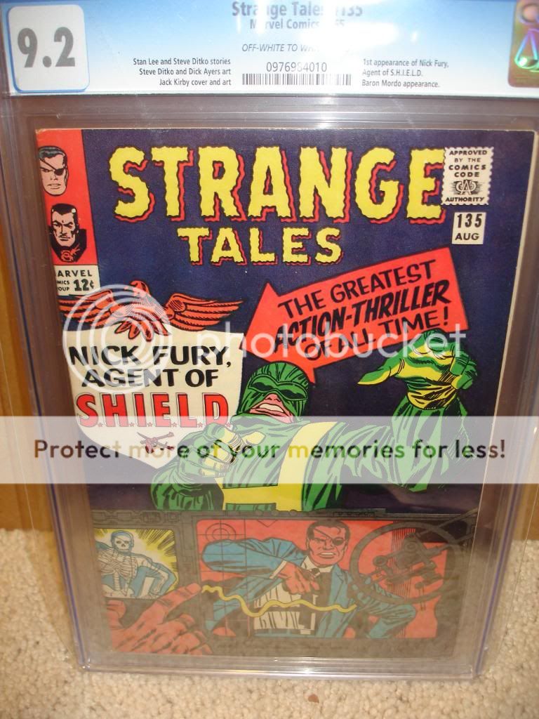 Strange Tales #135 CGC 9.2 1st Nick Fury 970 cm  