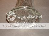 Vintage Dugan & Diamond Twisted Rib pattern Glass Vase  