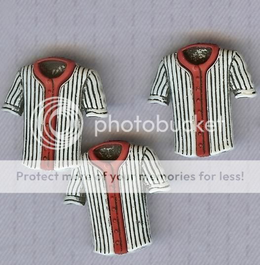 Baseball Jersey Novelty Button Sewing/Quilting/Crafting  